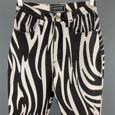 versace zebra jeans|versace jeans women.